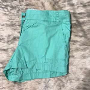 J.Crew sea foam chino shorts with 3" inseam